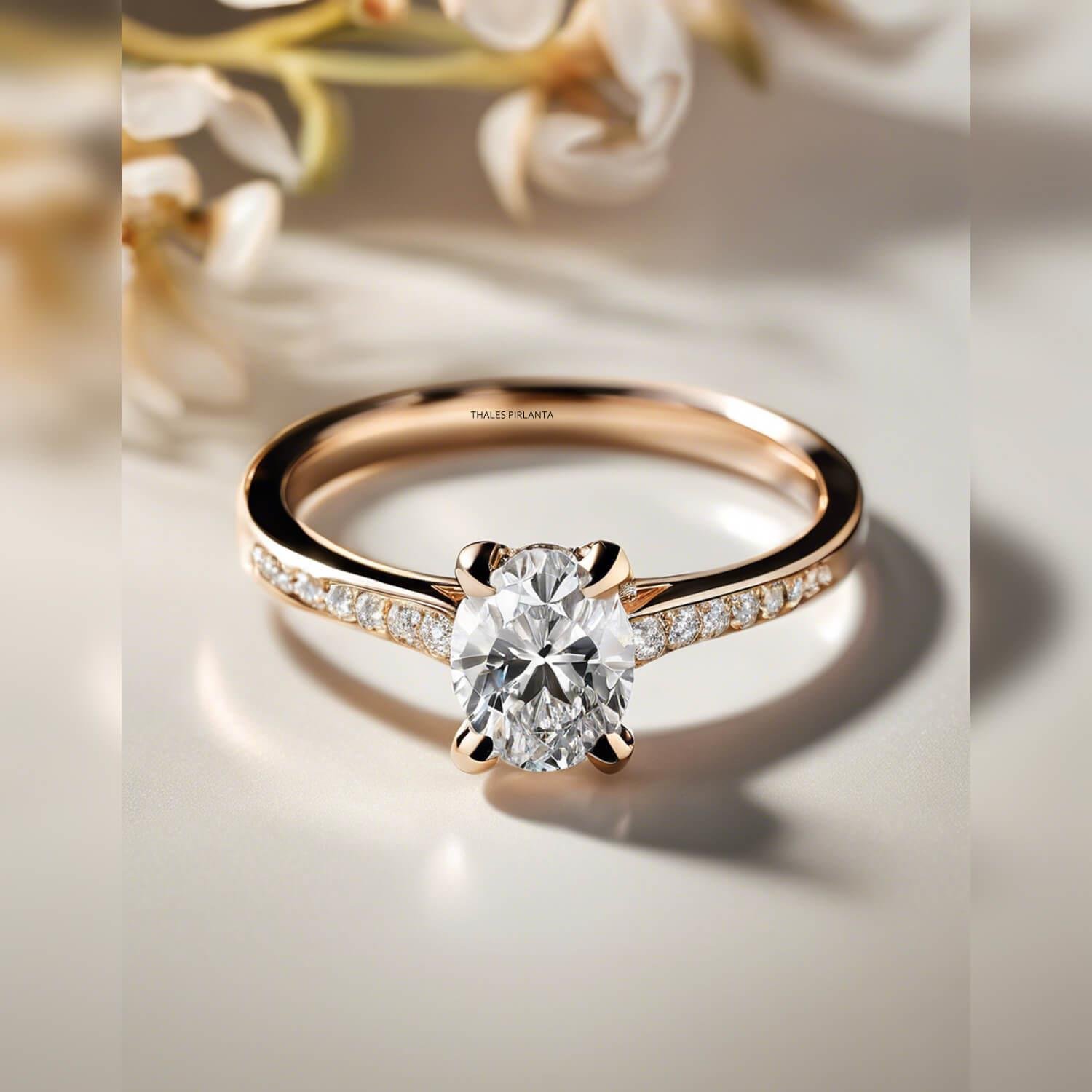 Oval Evlilik Yüzüğü