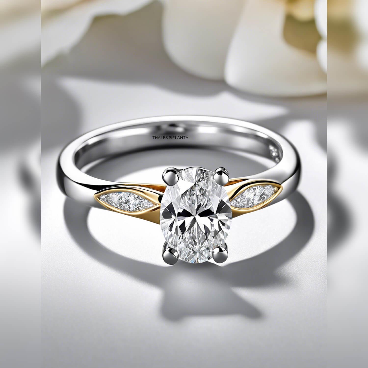 Oval Pırlanta Yüzük