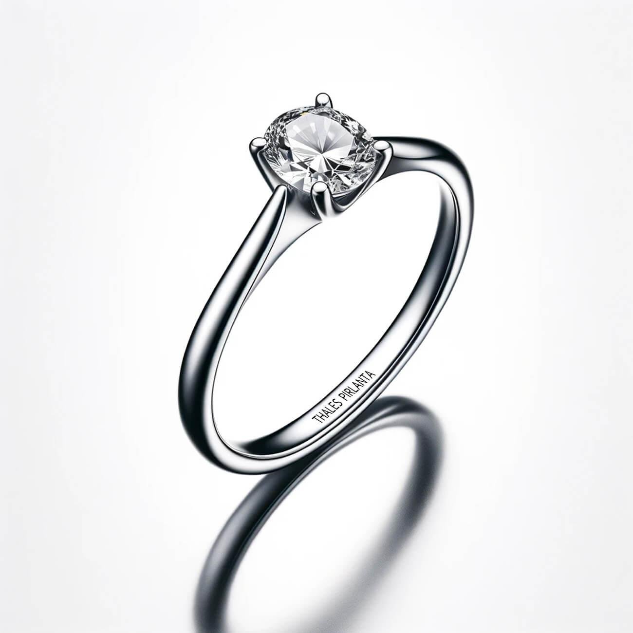 Oval Tektaş 0,90 Karat E SI1