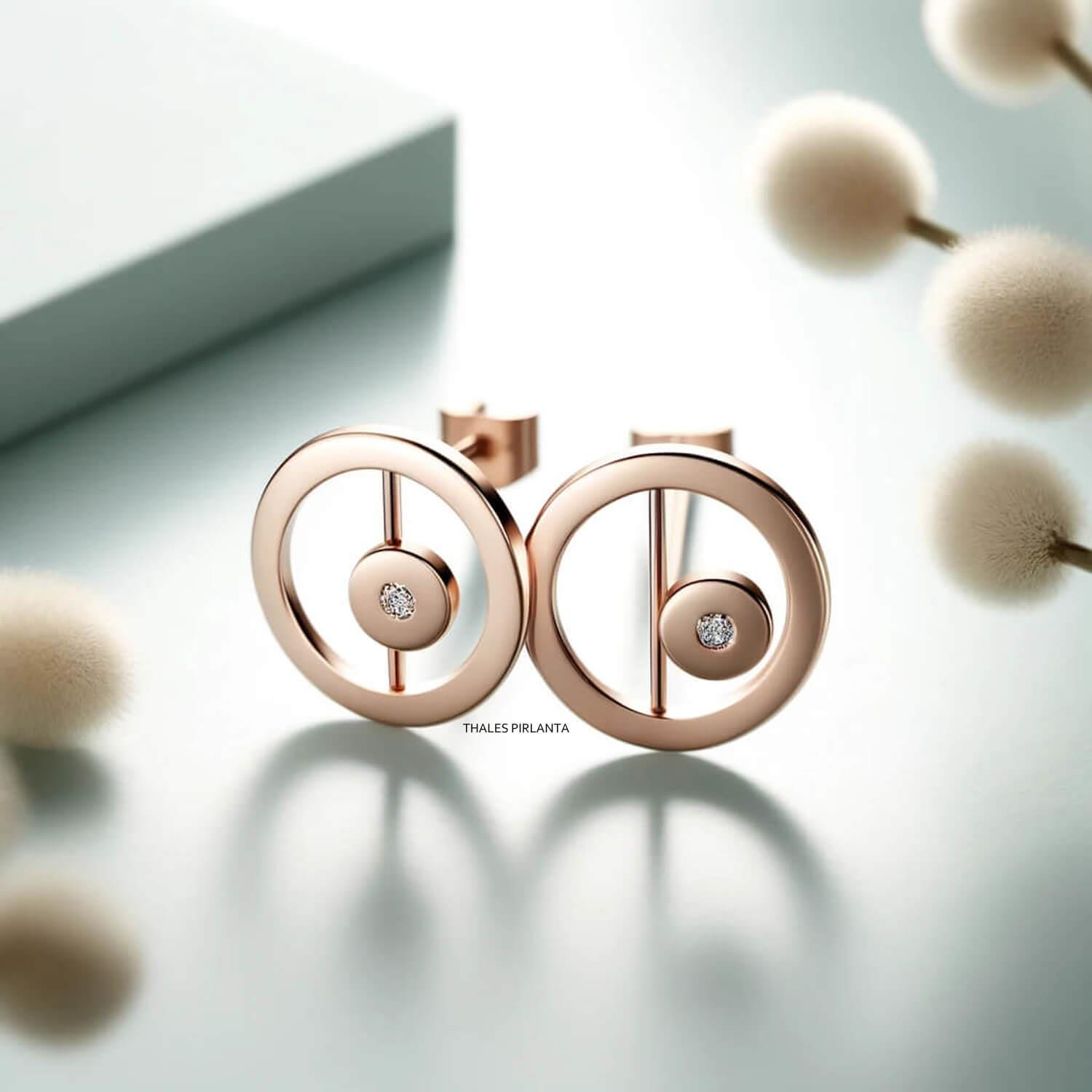 Özel Tasarım Pırlanta Küpeler