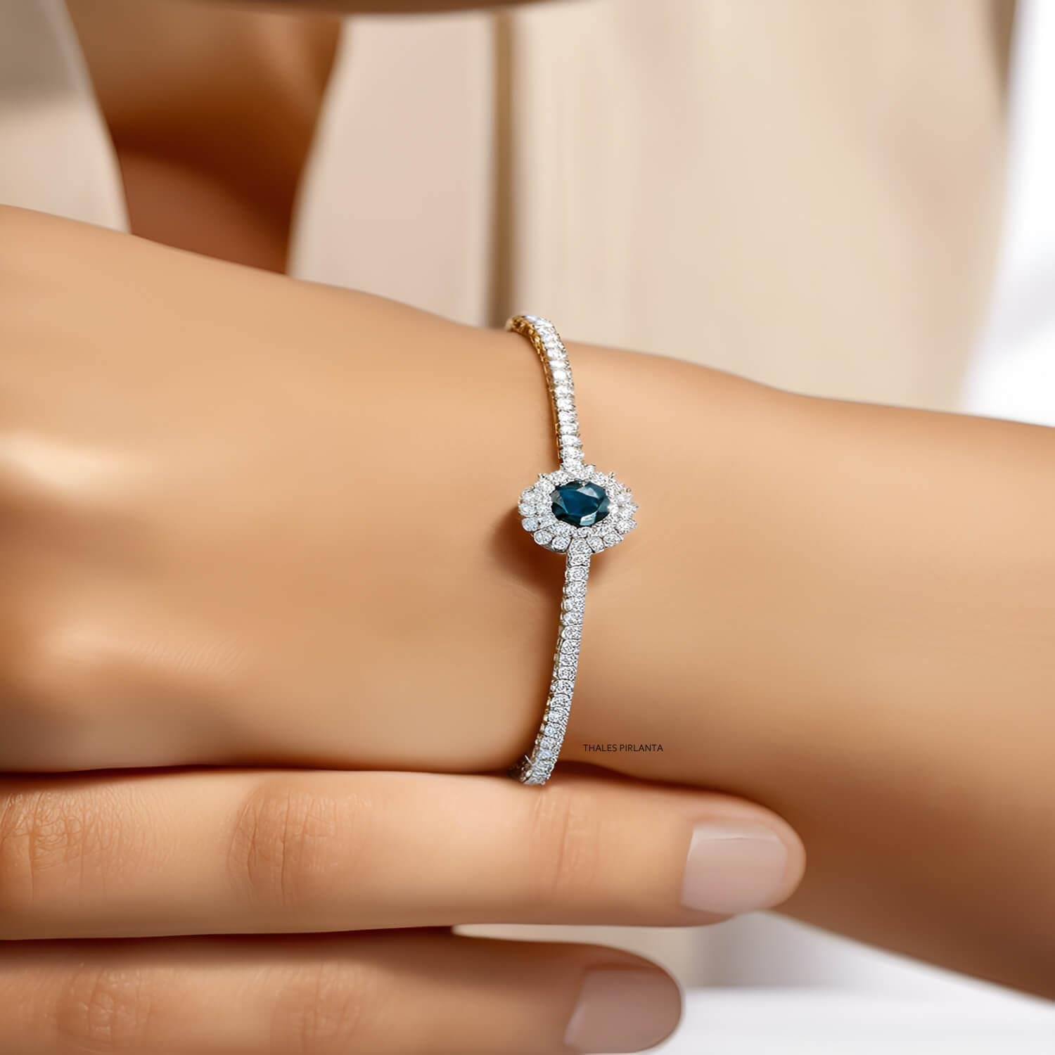 Pırlanta Bileklik 1,18 Karat F VS