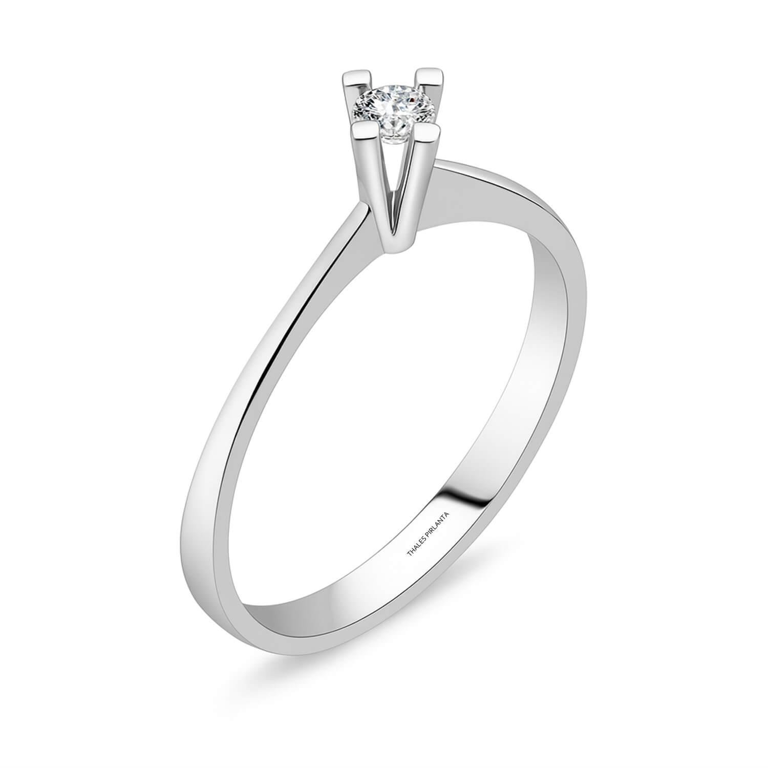 Pırlanta Tektaş 0.22 Karat H VS