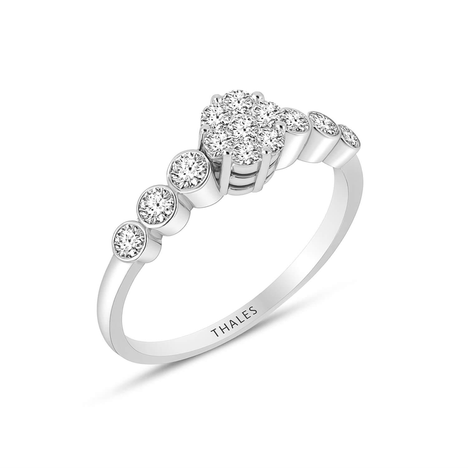 Pırlanta Yüzük 0.50 Karat Coronet