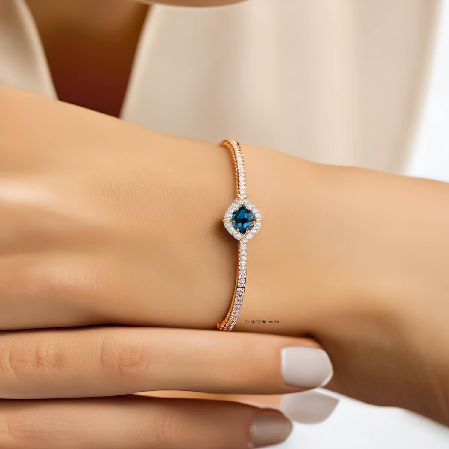 Suyolu Pırlanta Bileklik Modeli