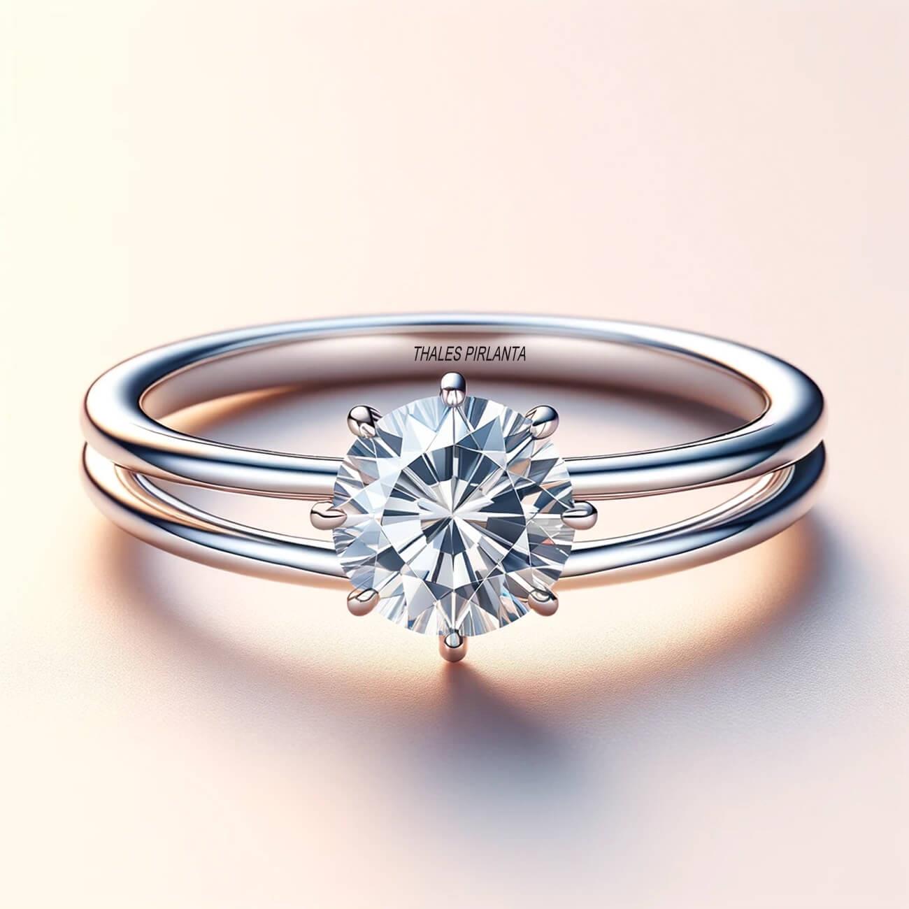 Tek Taş Pırlanta 0,80 D SI2 GIA Sertifikalı