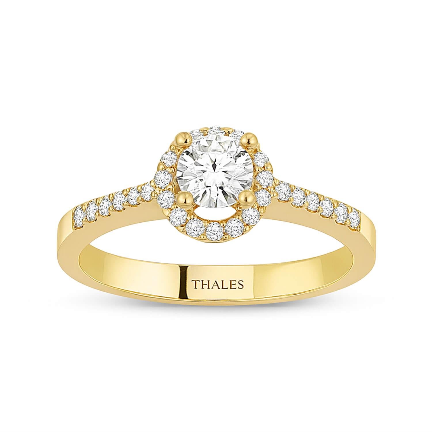 Tektaş Yüzük 0,60 Karat Fantezi