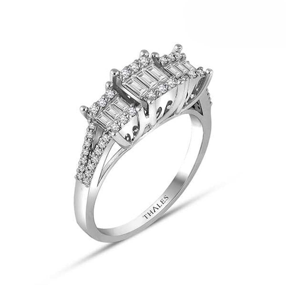 Tria Baget Yüzük 0.48 Karat 