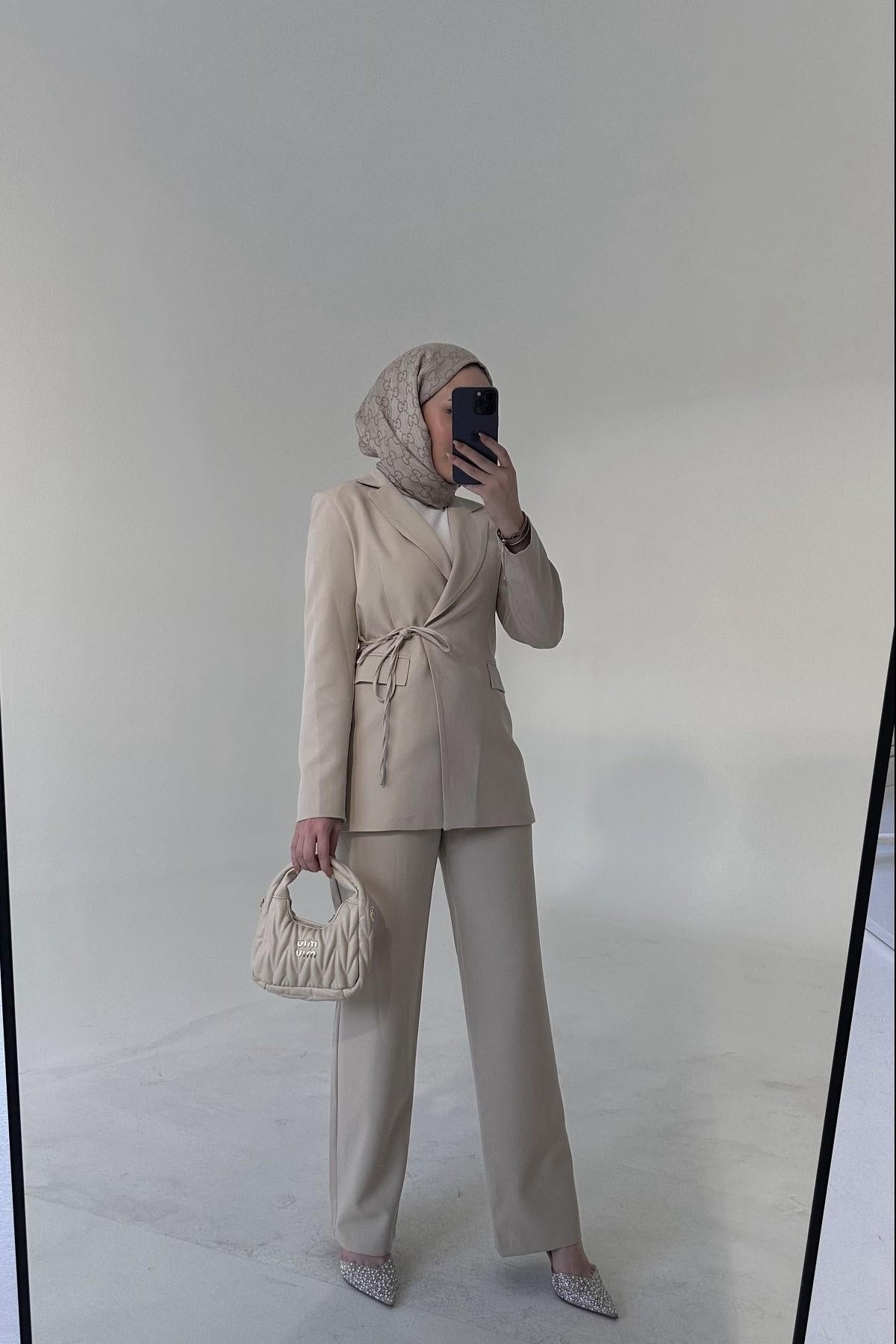 Blazer Takım BEJ
