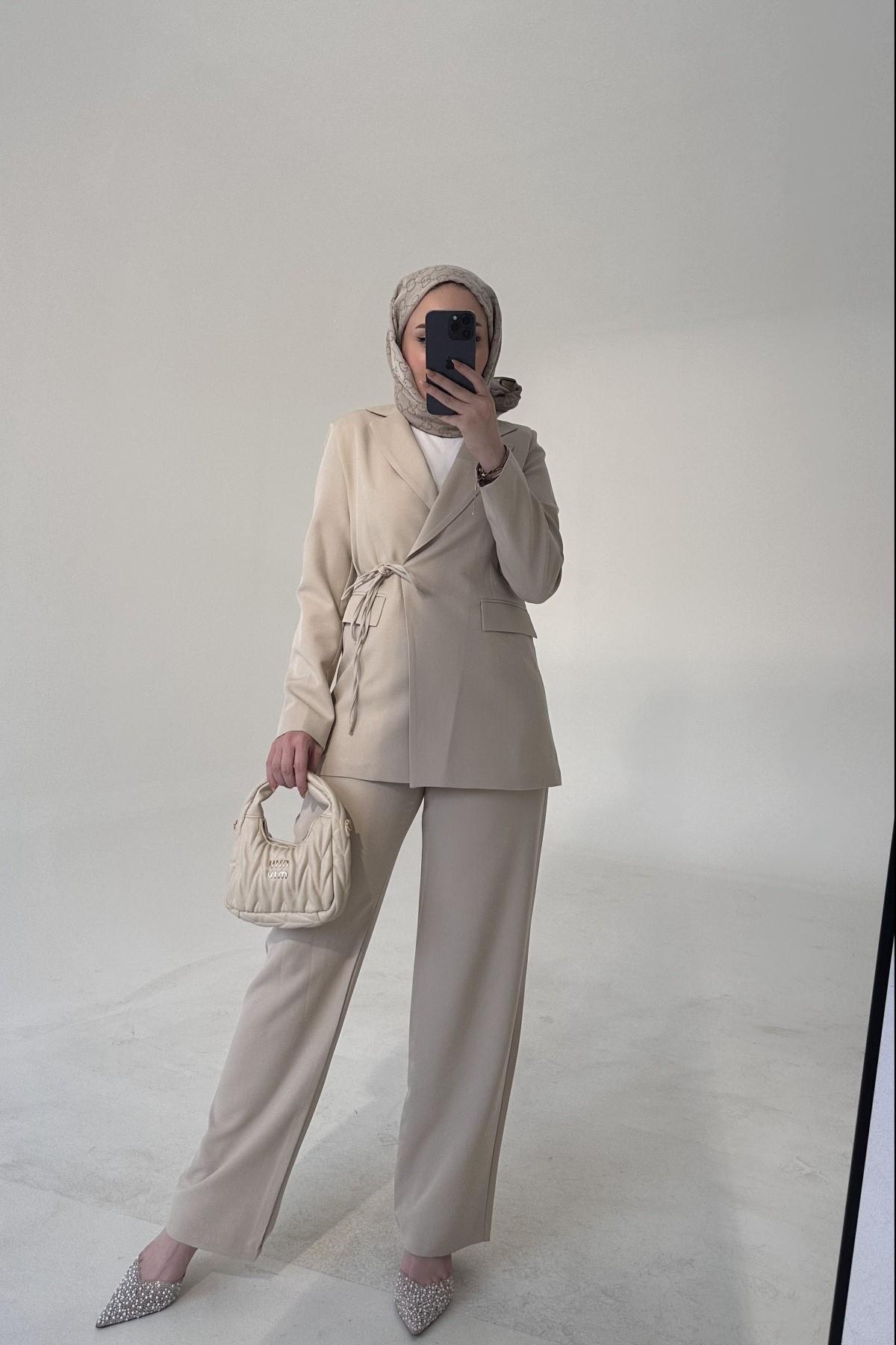 Blazer Takım BEJ