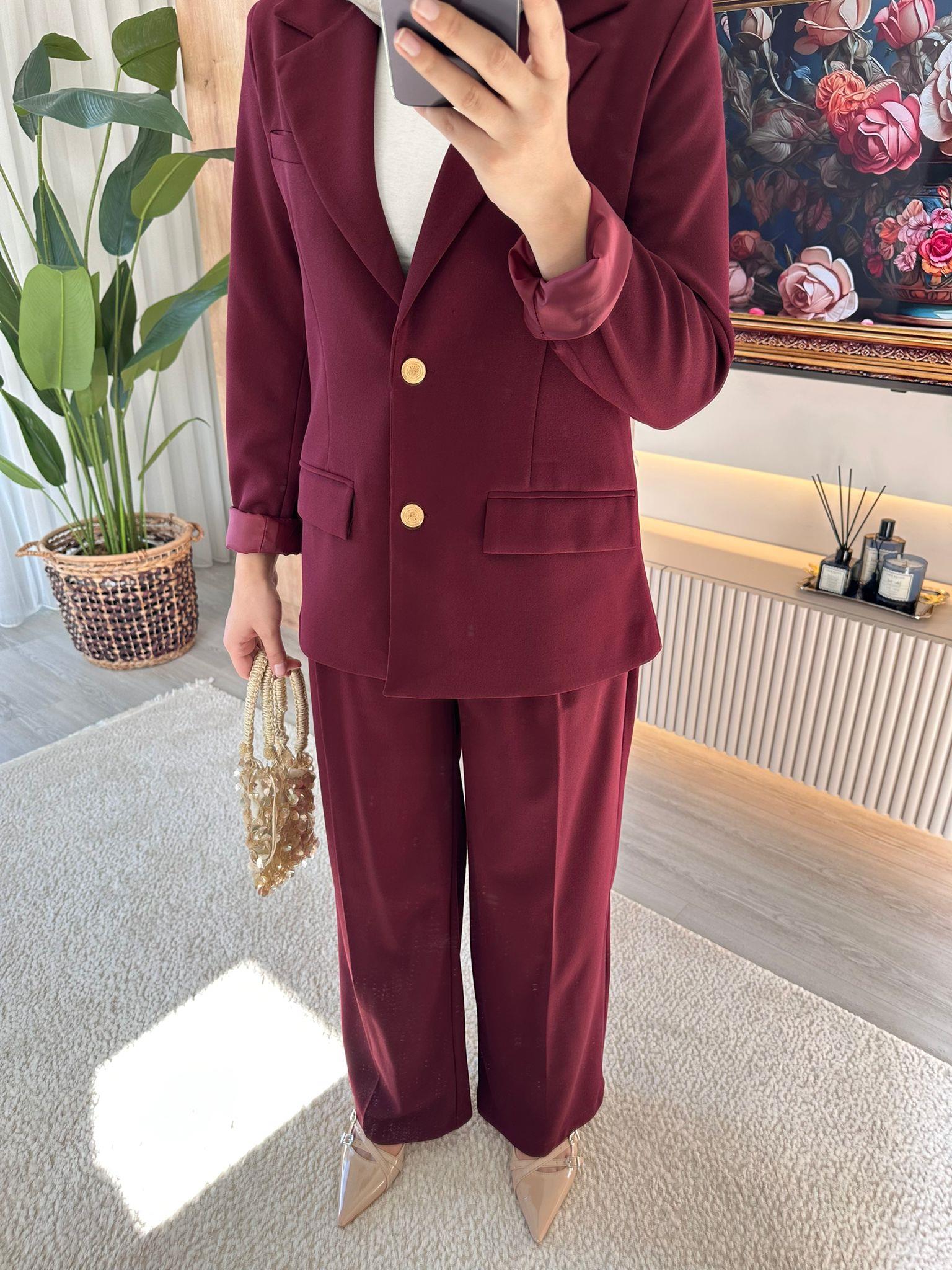 Blazer Takım BORDO