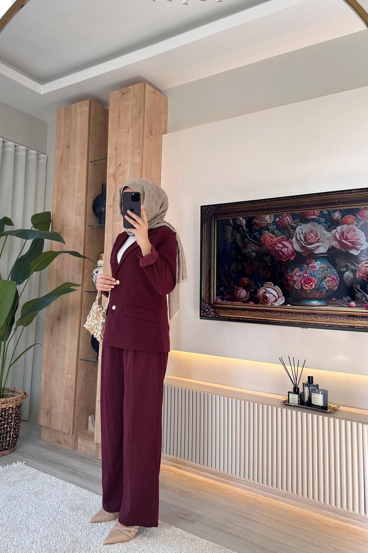 Blazer Takım BORDO
