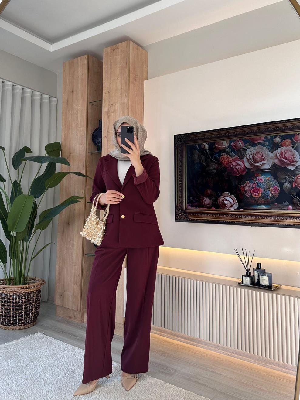 Blazer Takım BORDO