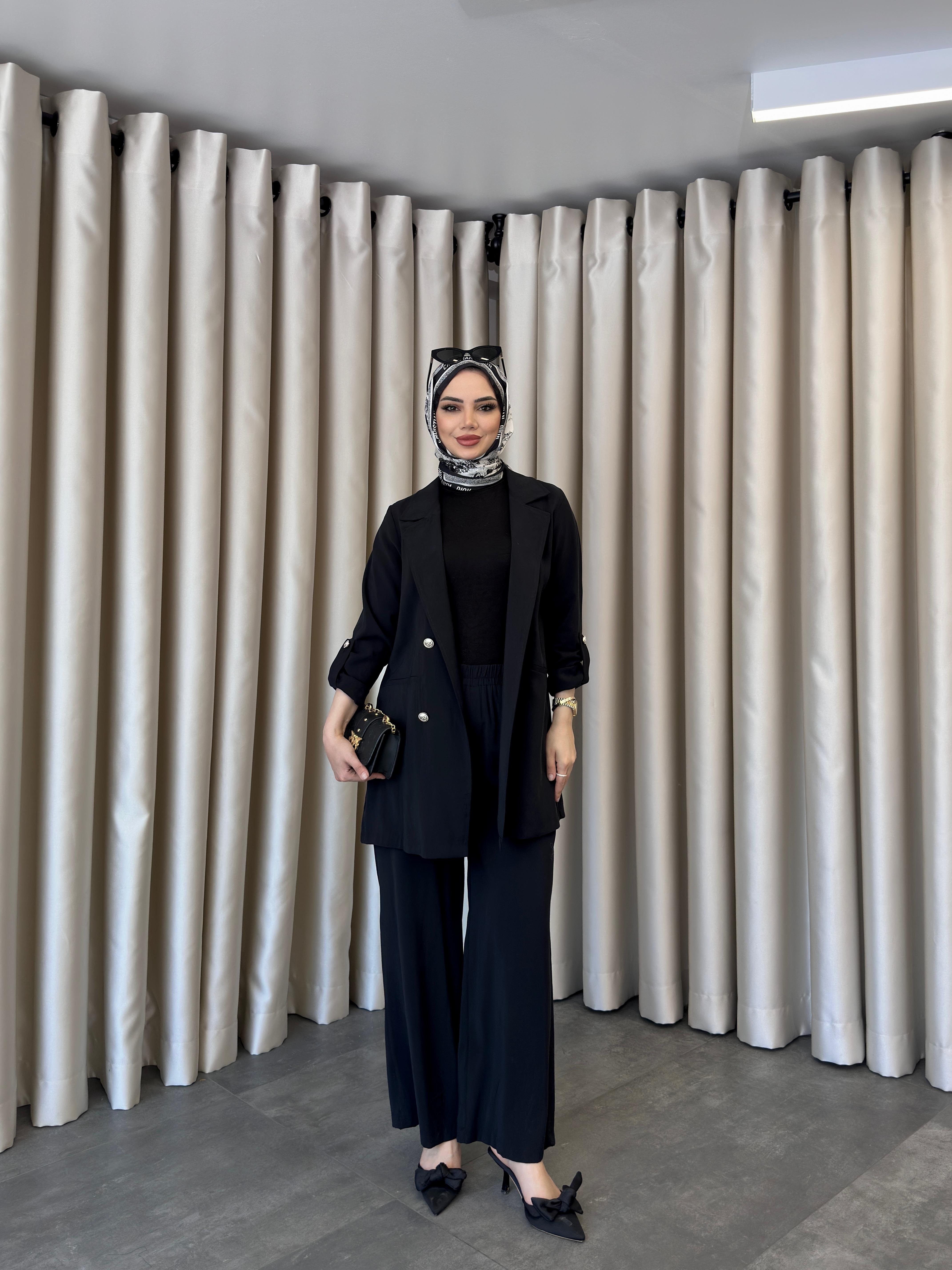 larisa blazer ceketli takım