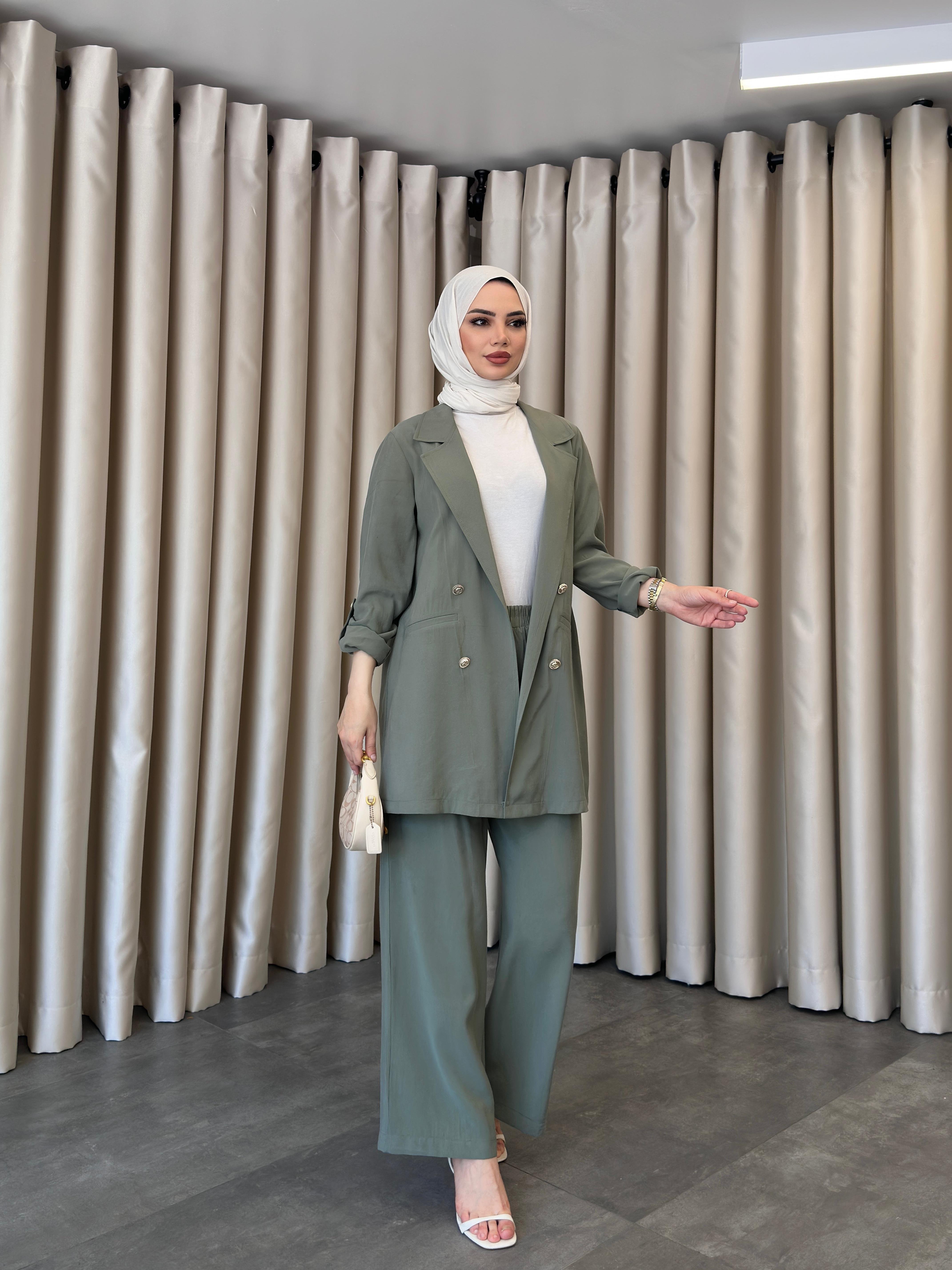 larisa blazer ceketli takım