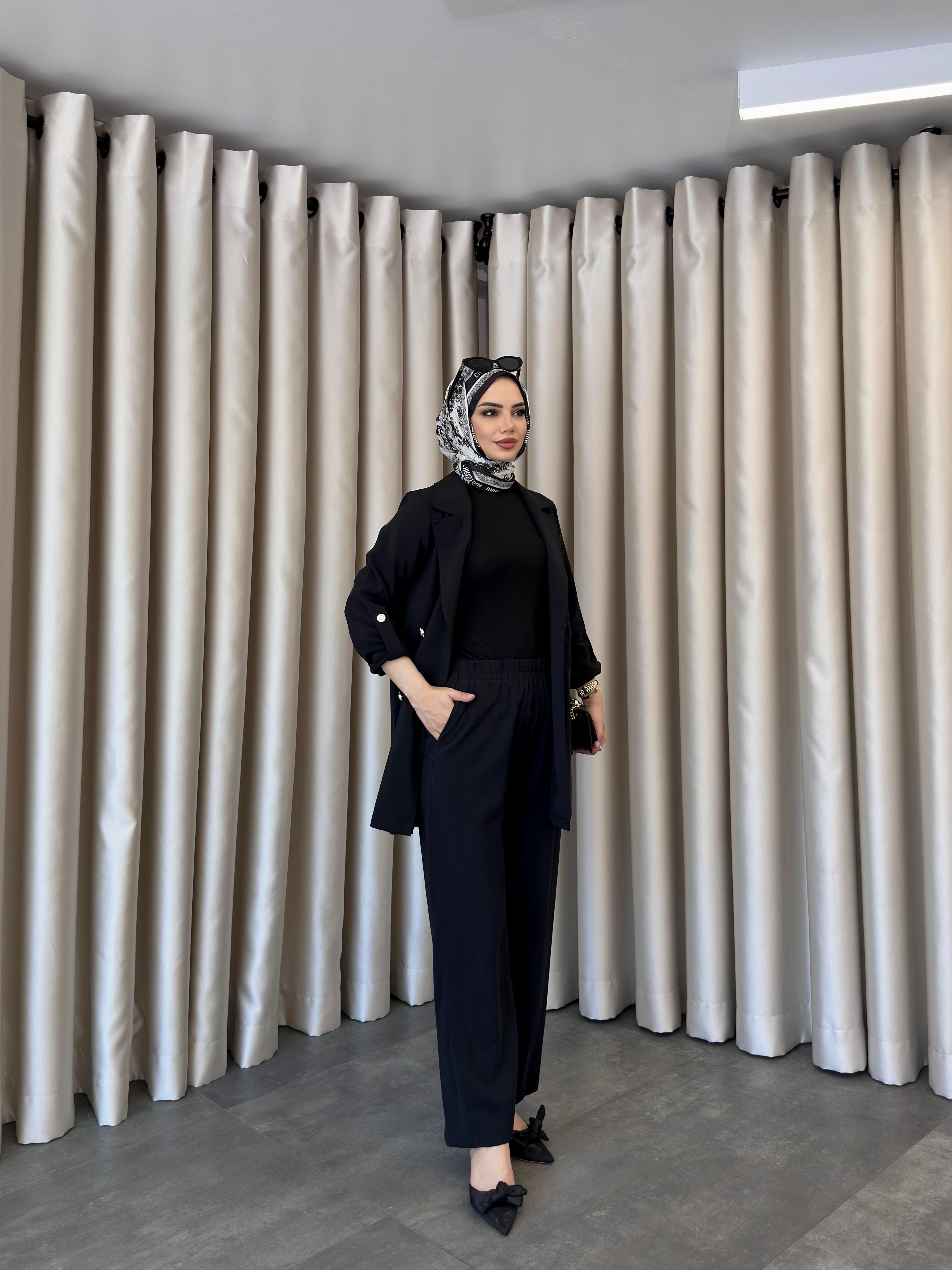 larisa blazer ceketli takım
