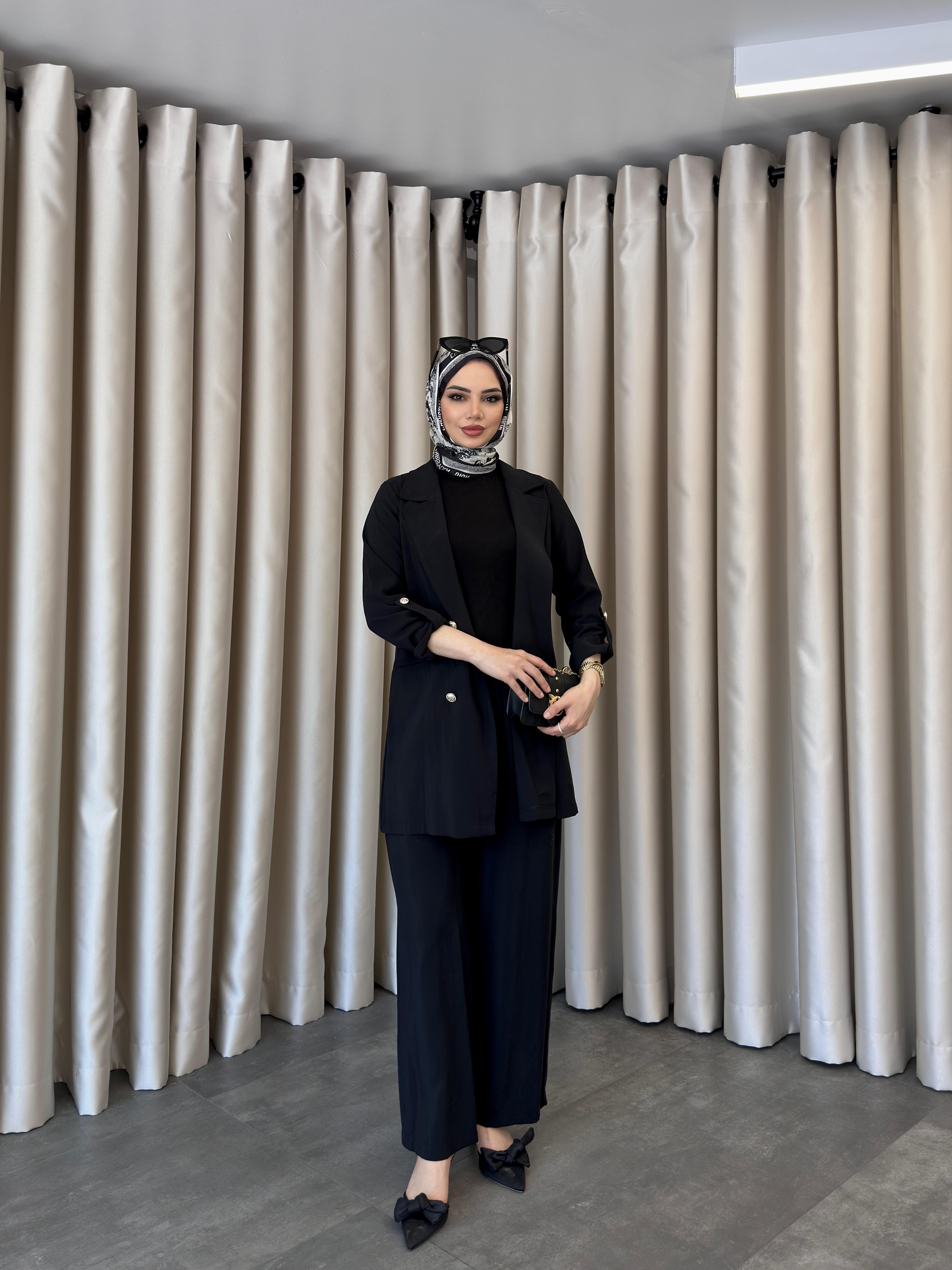 larisa blazer ceketli takım
