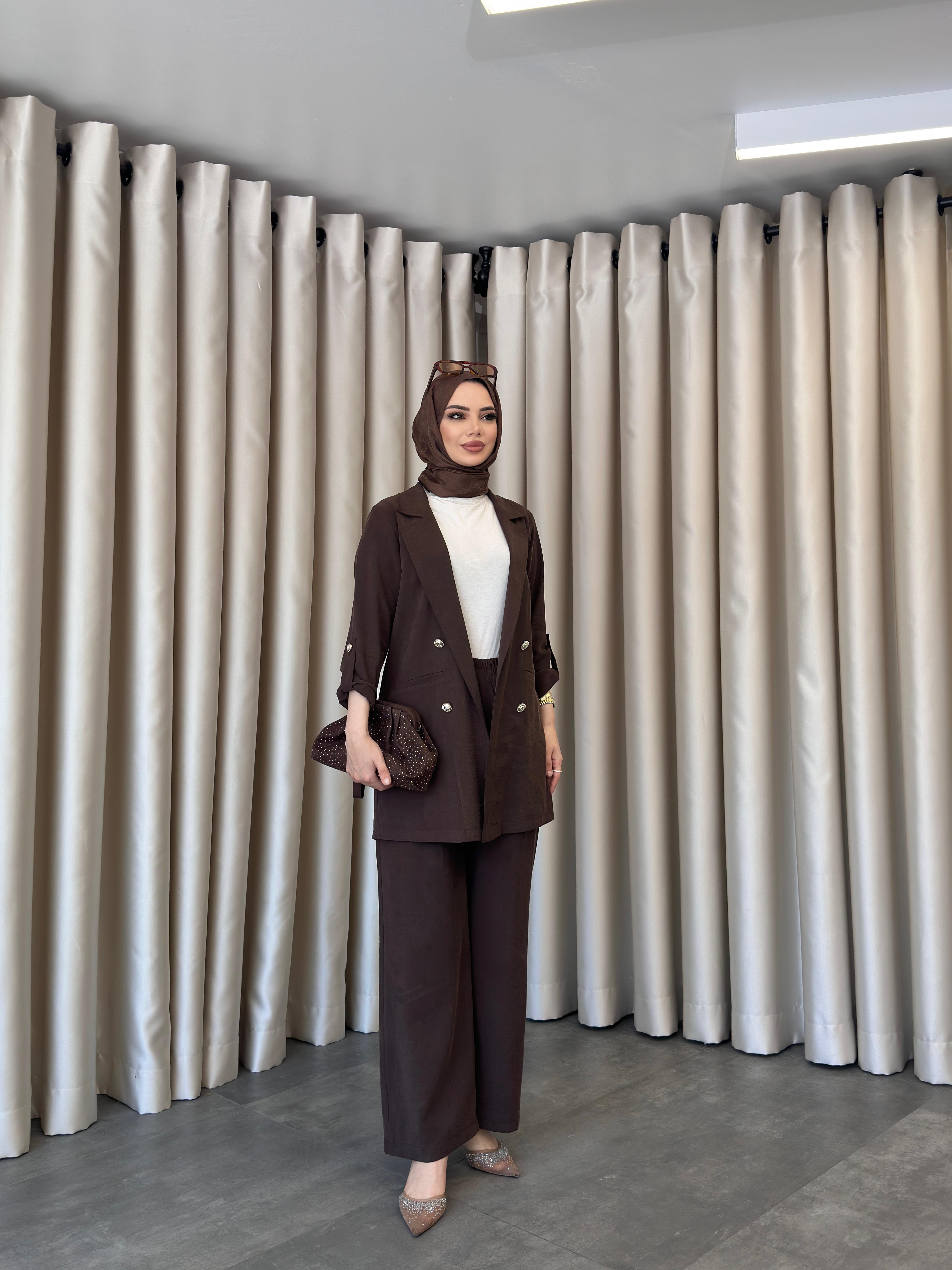 larisa blazer ceketli takım