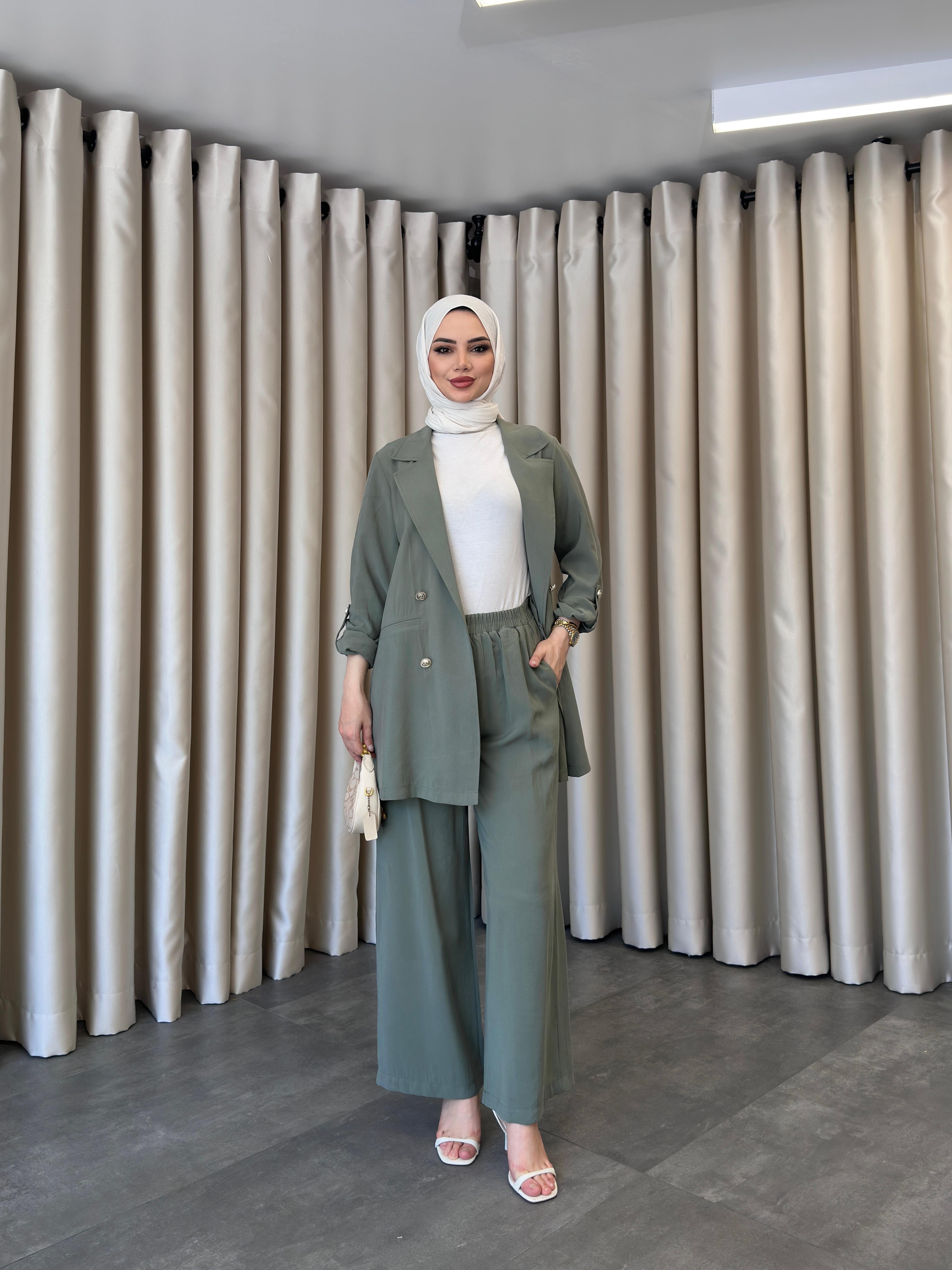 larisa blazer ceketli takım