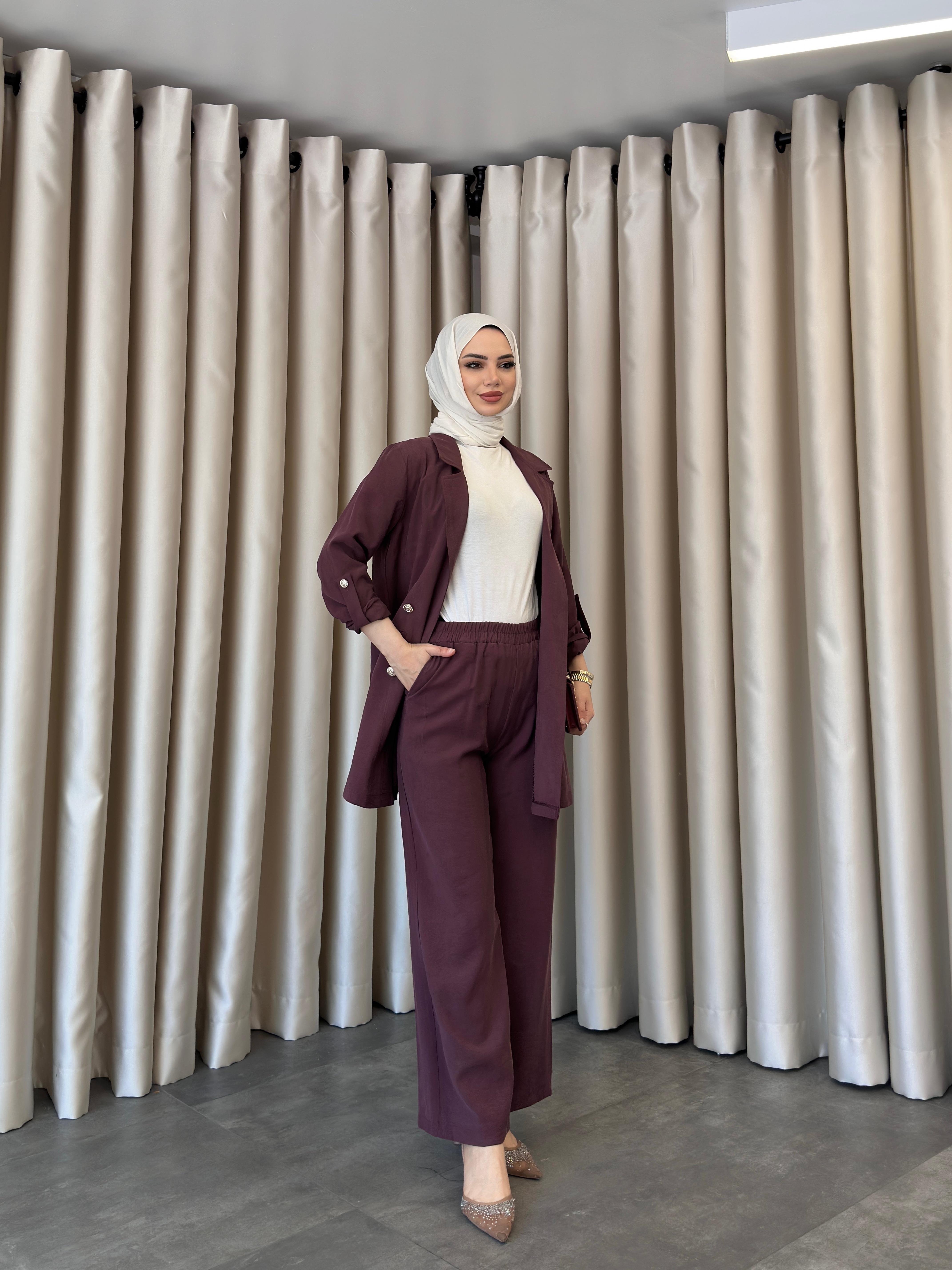 larisa blazer ceketli takım