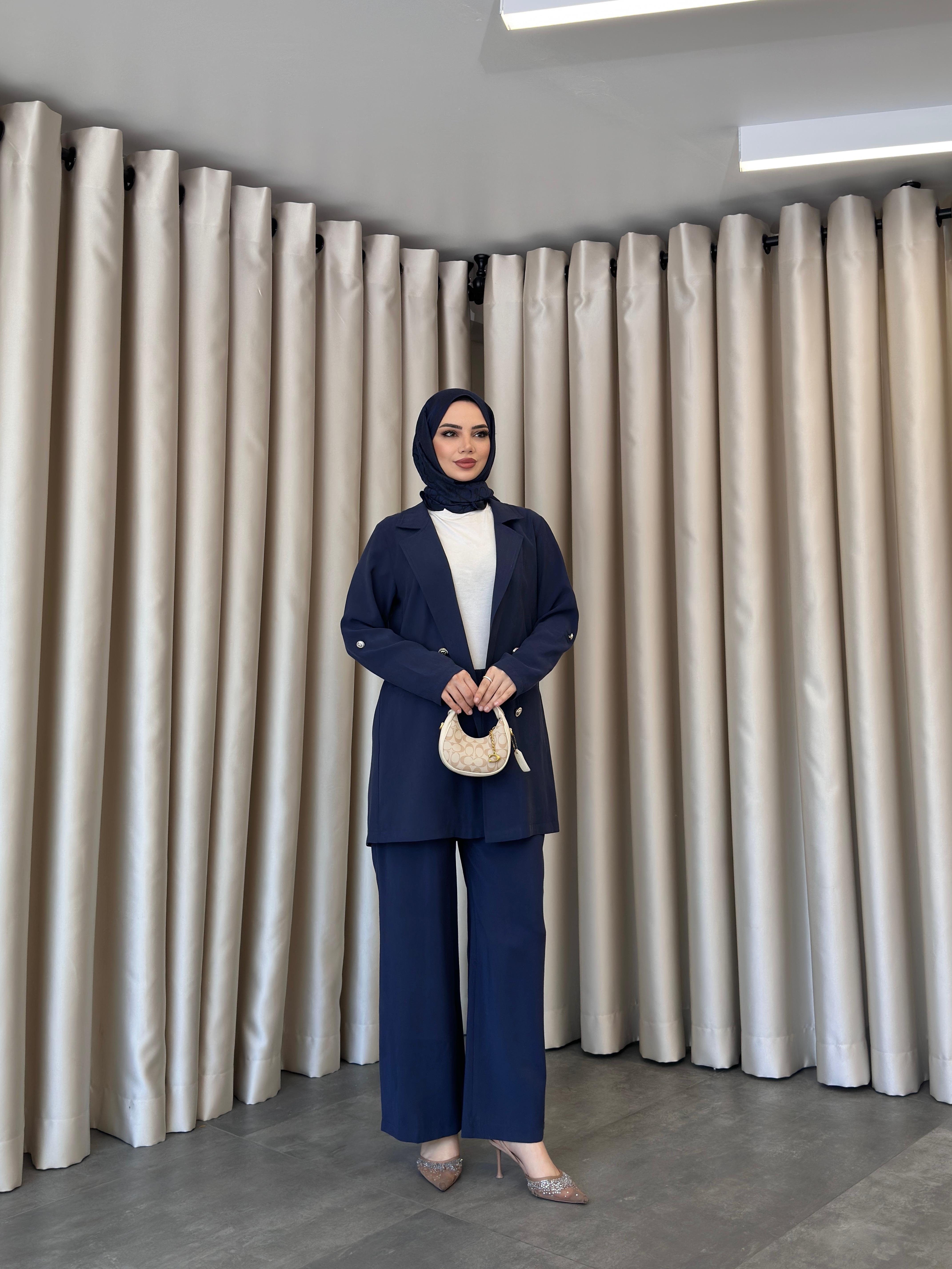larisa blazer ceketli takım