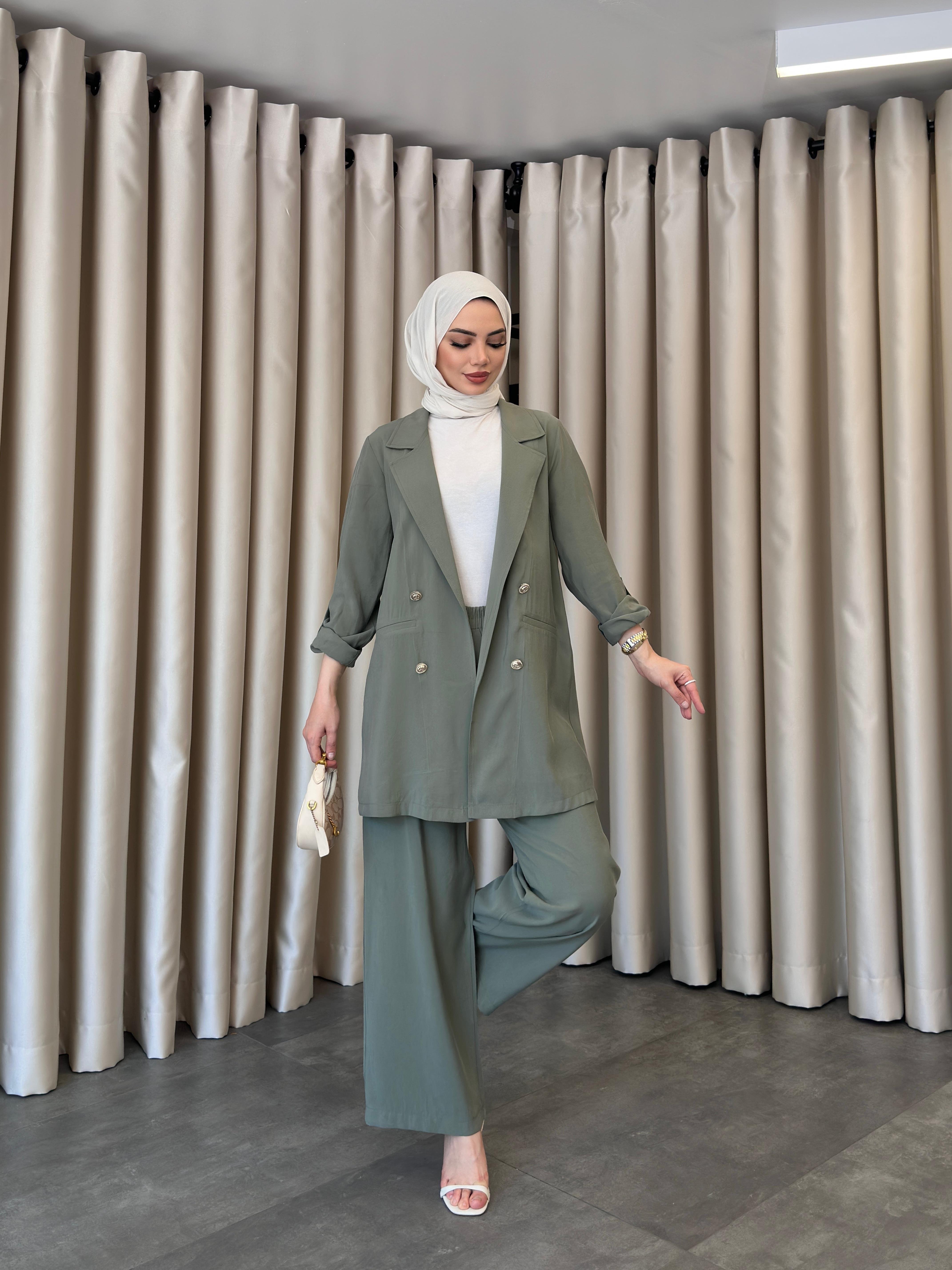 larisa blazer ceketli takım