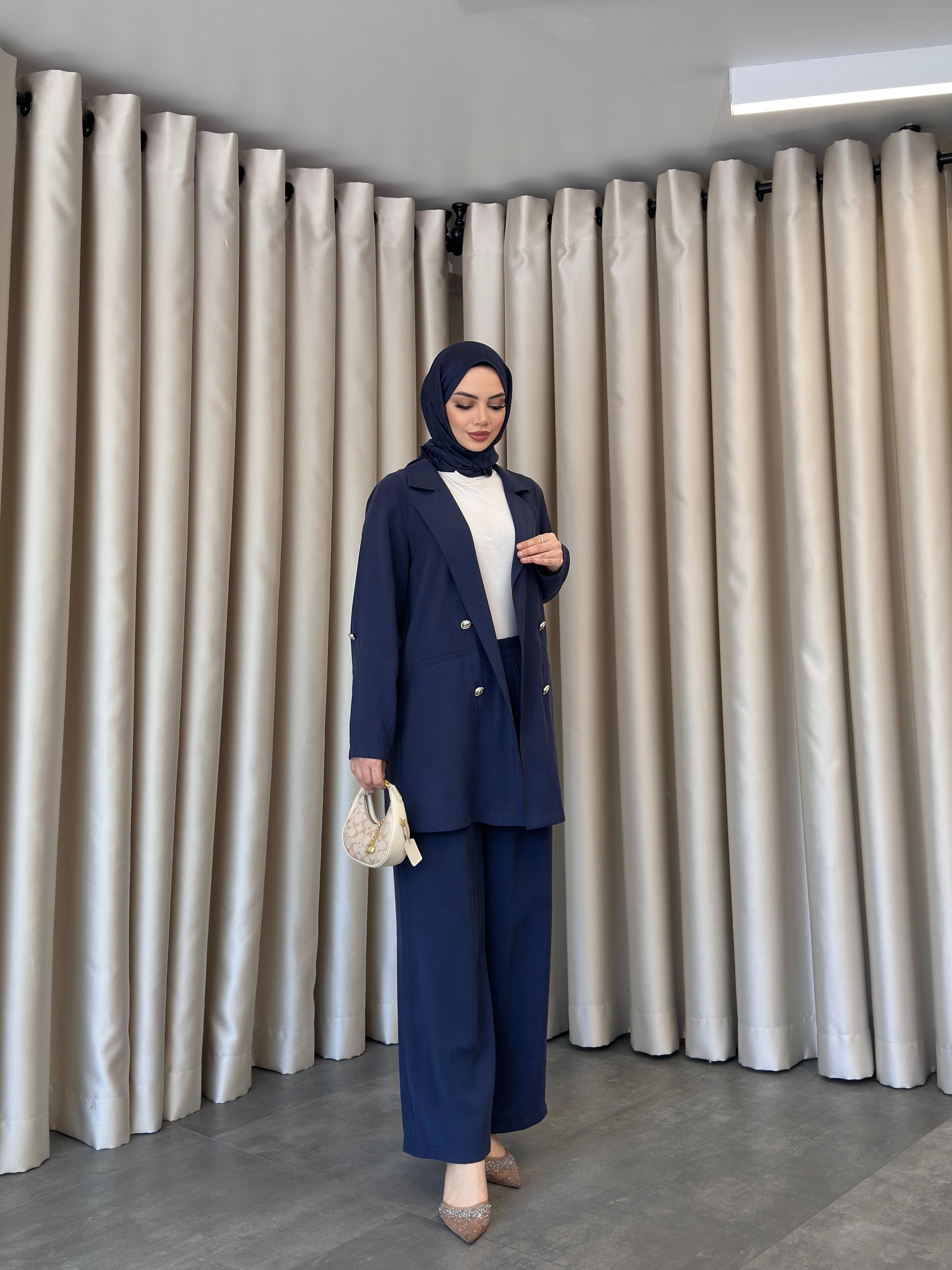 larisa blazer ceketli takım