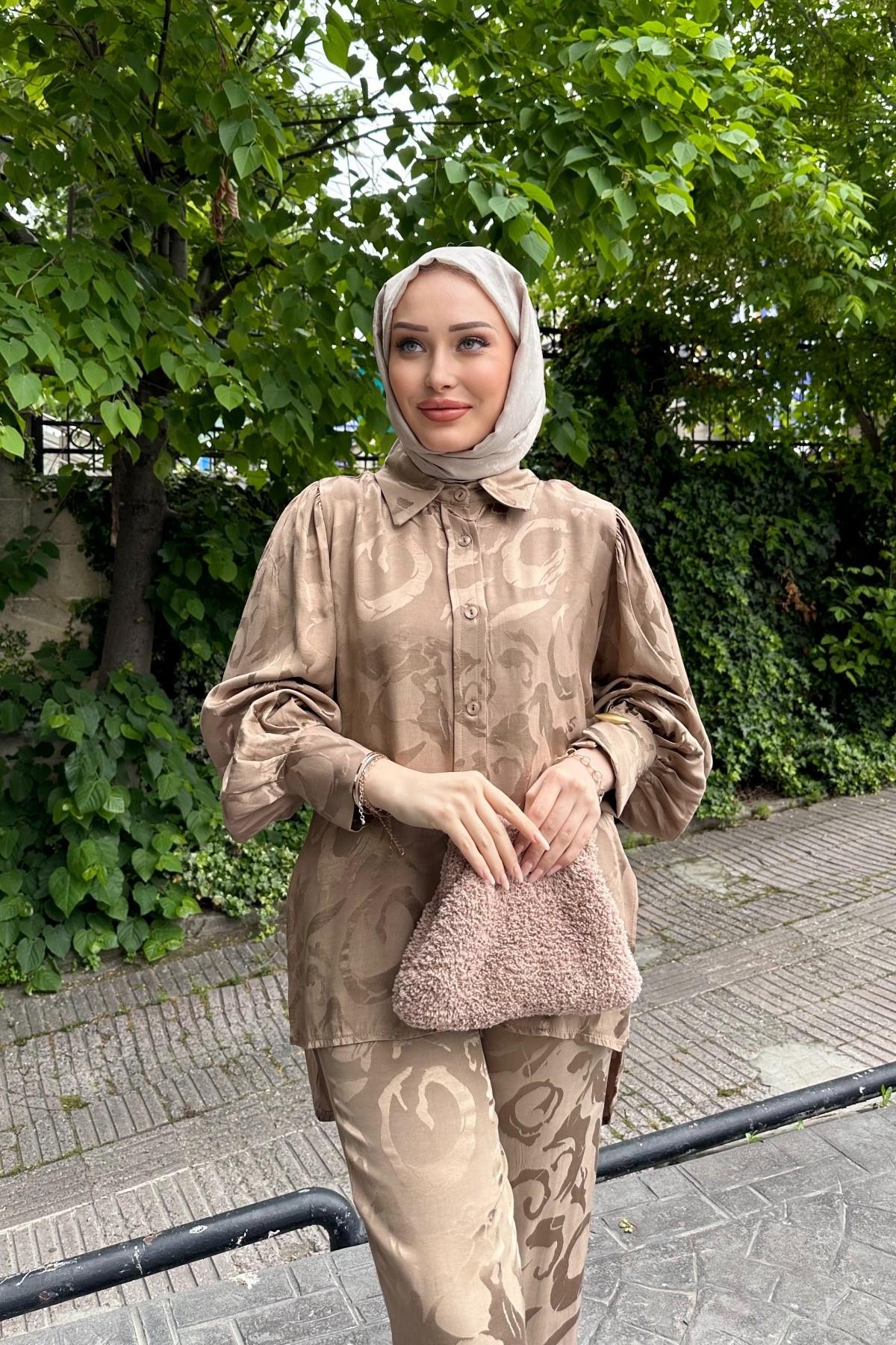 Saten Desenli Takim VİZON