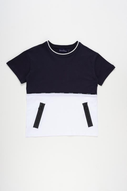 Erkek Çocuk Tshirt T5025 R03 Siyah Beyaz