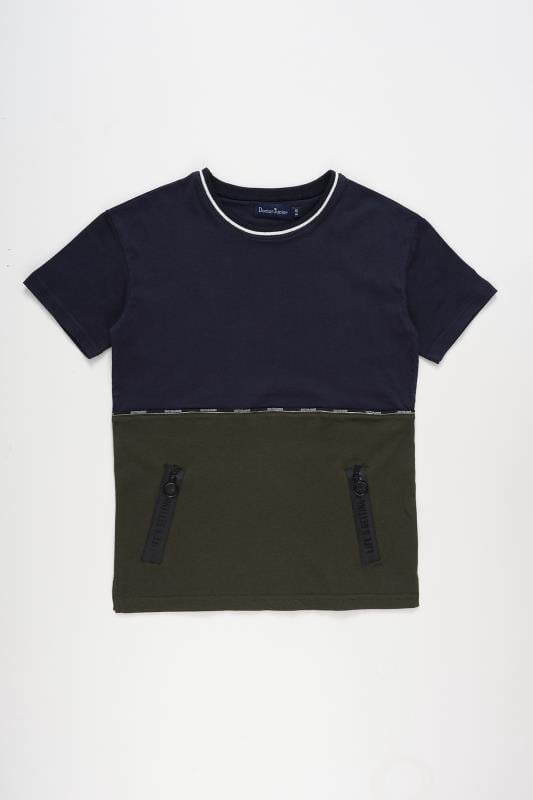 Erkek Çocuk Tshirt T5025 R04 Lacivert Haki