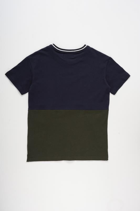 Erkek Çocuk Tshirt T5025 R04 Lacivert Haki