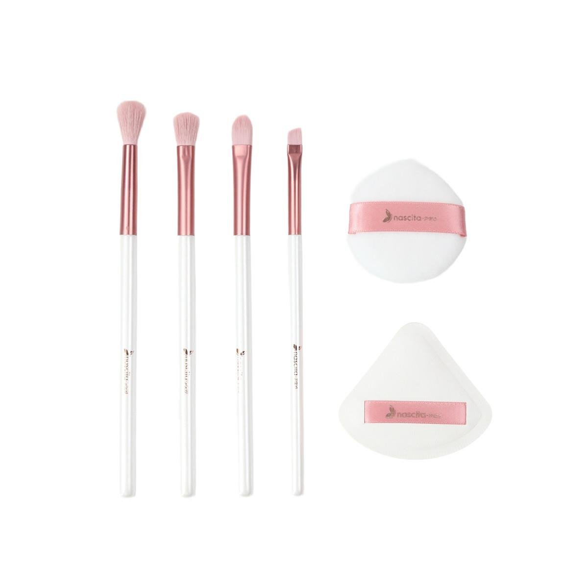 4 LÜ MAKYAJ FIRÇASI & 2 Lİ PUF SETİ