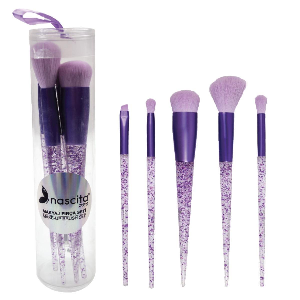 5 li makyaj fırçası seti