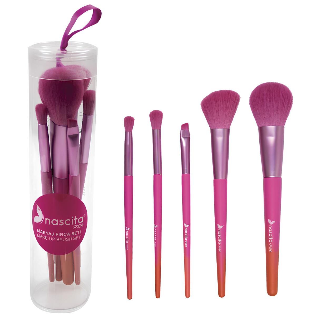 5 li makyaj fırçası seti