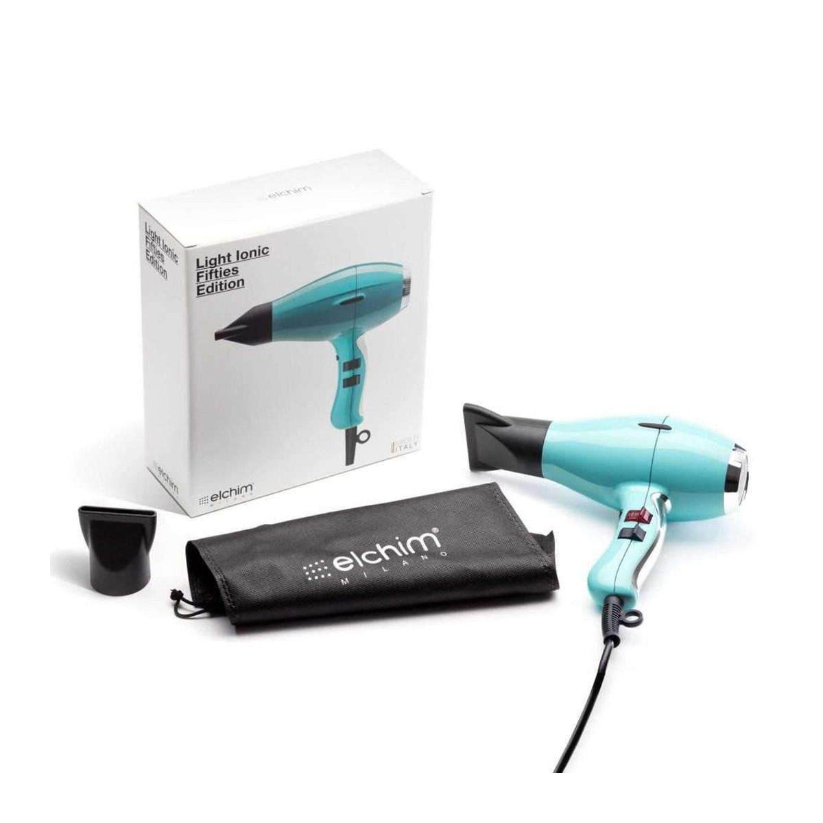 Elchim 3900 Light Ionic Pastel Blue Fifties