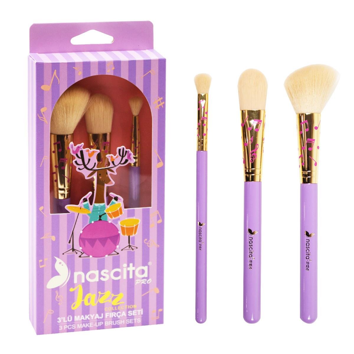 JAZZ 3 LU MAKYAJ FIRCA SETI