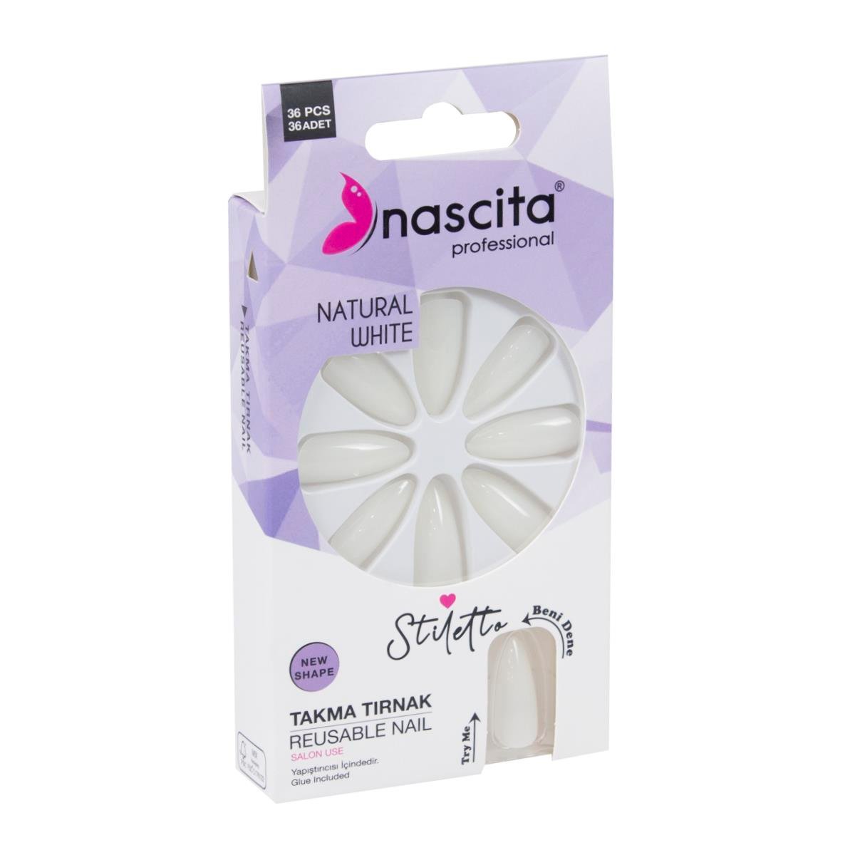 Nascita 36'lı Stiletto Takma Tırnak - 137