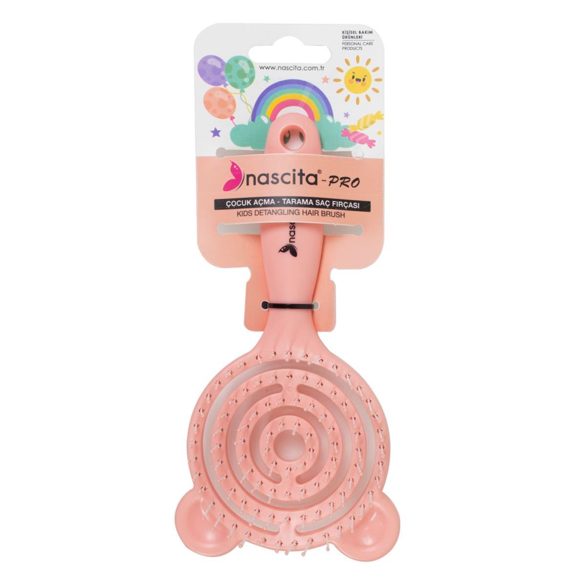 Nascita 3D Çocuk Saç Fırçası - Turuncu