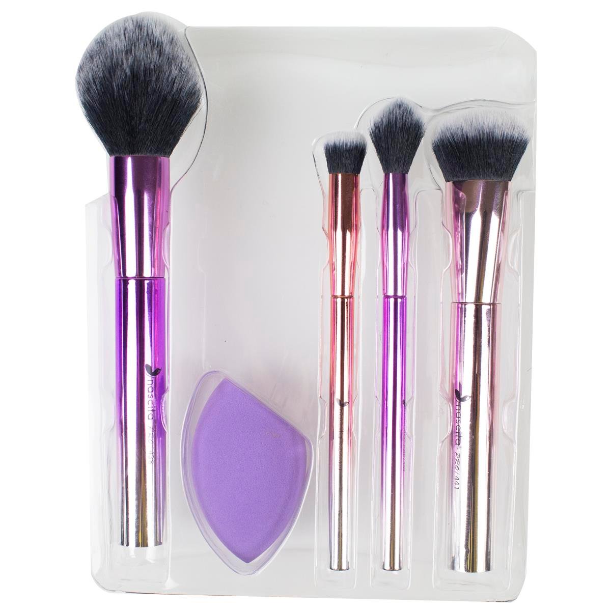 Nascita 4'lü + Süngerli Metalik Fırça Seti -102