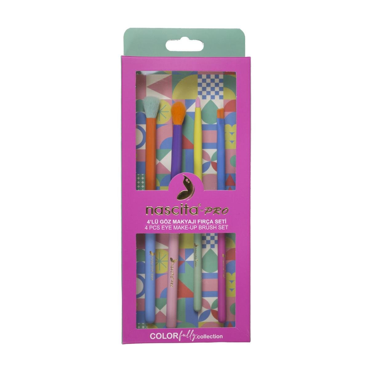 Nascita ColorFully Collection 4lü Göz Mak Fırç Set