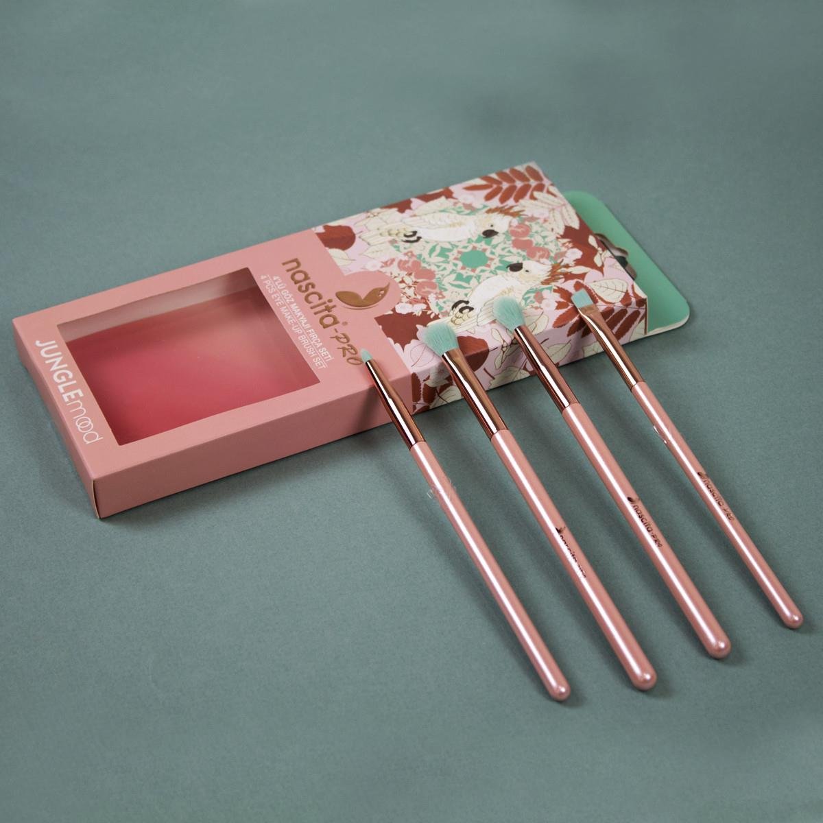 Nascita Jungle Mood 4 lü Göz Makyaj Fırça Seti