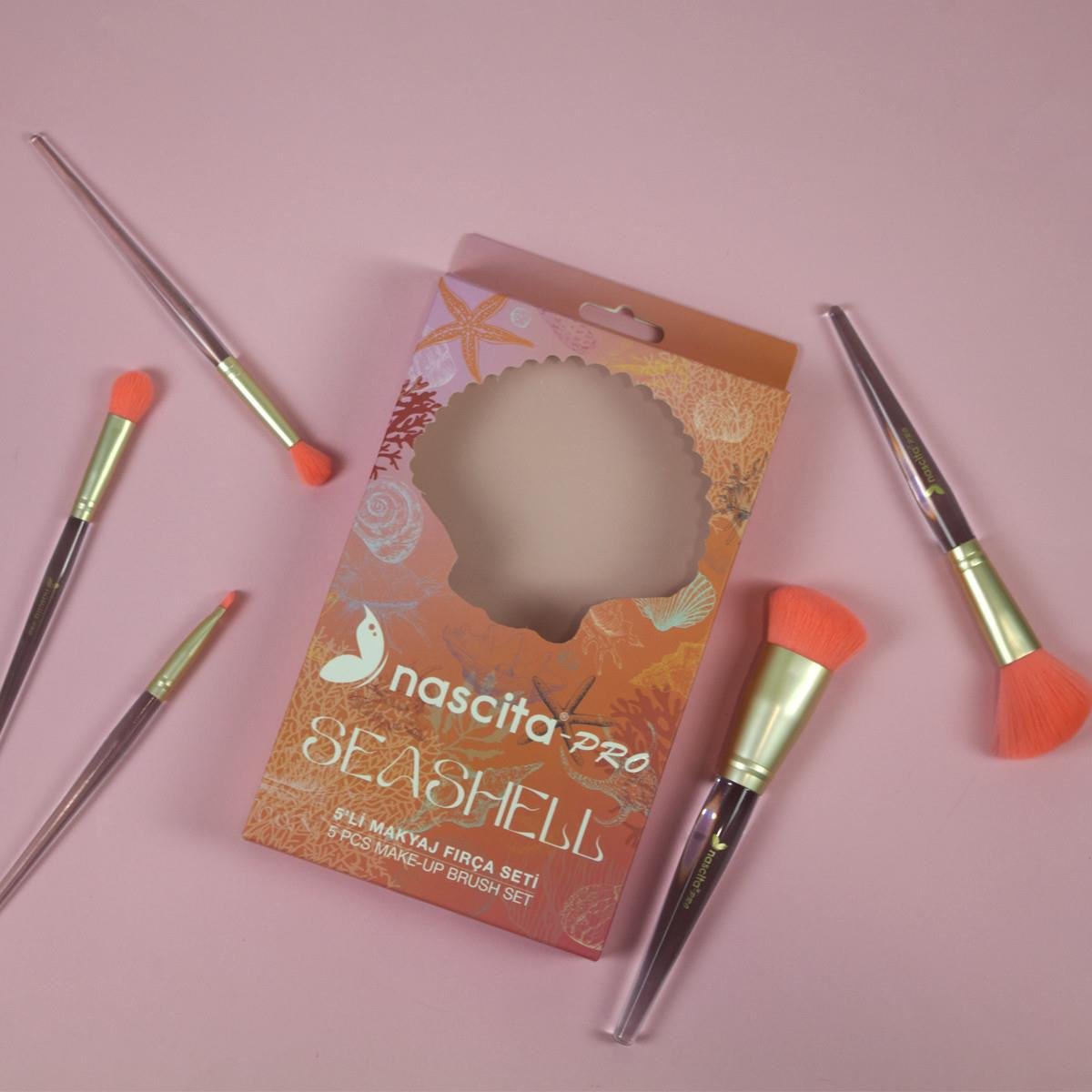 Nascita Seashell 5 li Makyaj Fırça Seti