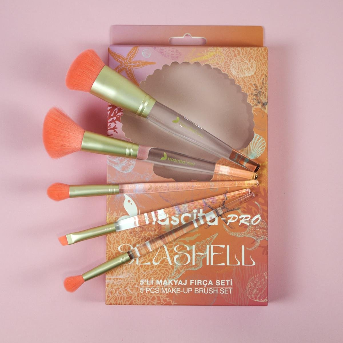 Nascita Seashell 5 li Makyaj Fırça Seti