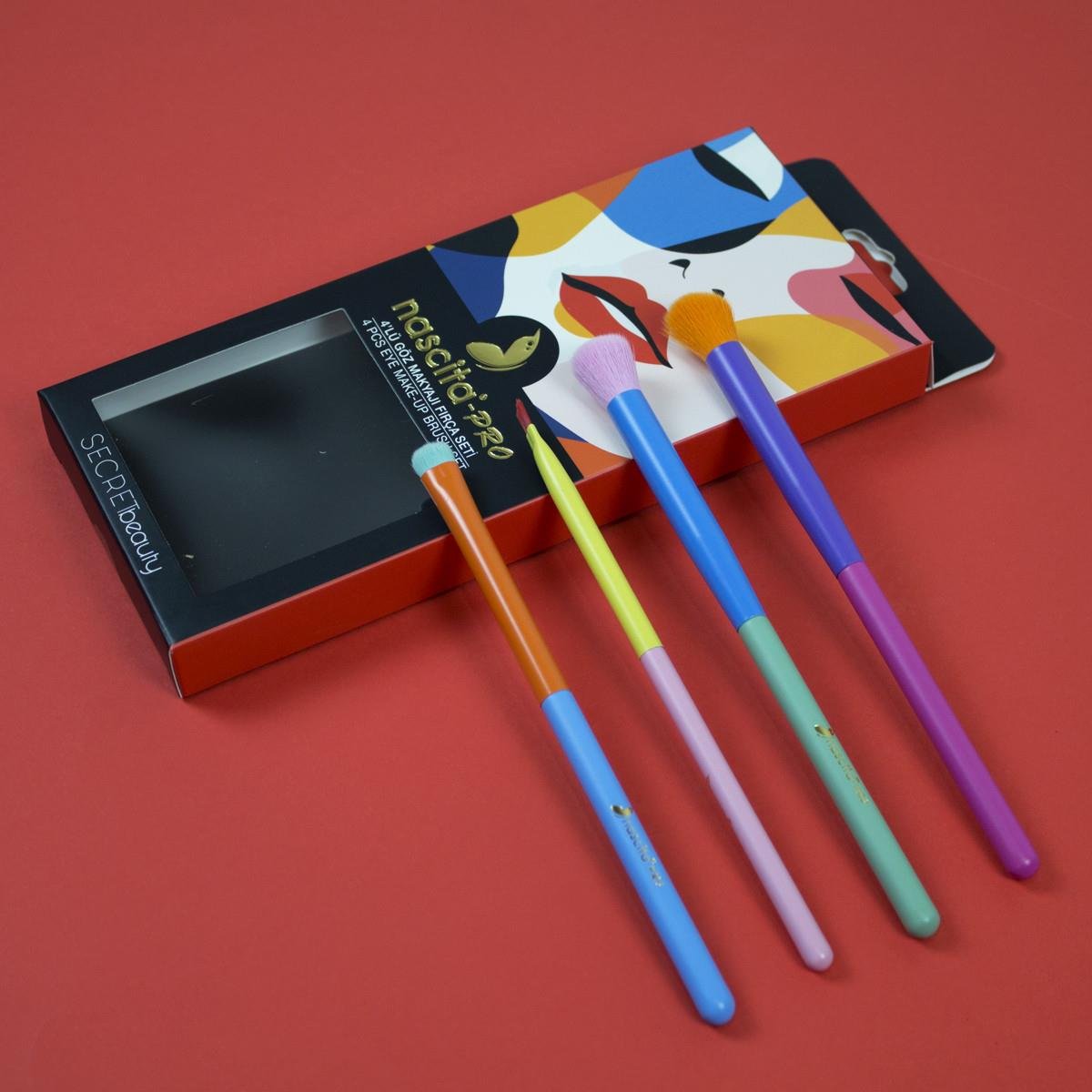 Nascita Secret Beauty 4 lü Göz Makyaj Fırça Seti