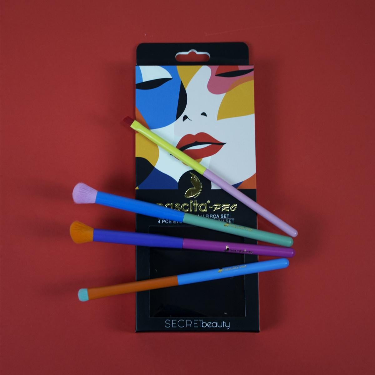 Nascita Secret Beauty 4 lü Göz Makyaj Fırça Seti