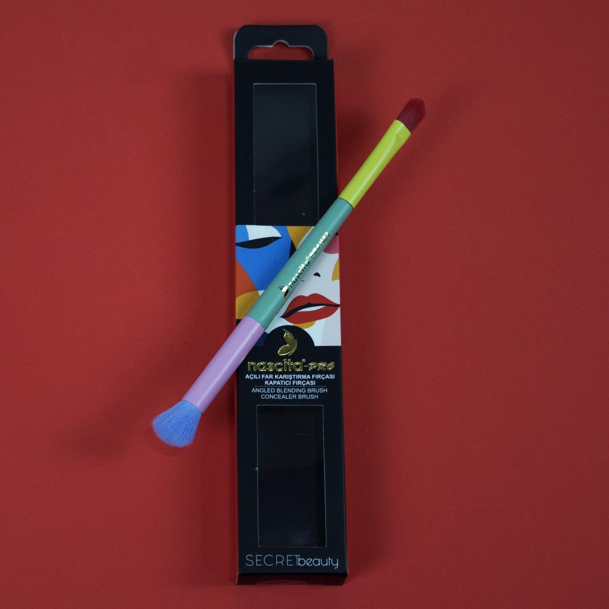 Nascita Secret Beauty Açılı Far Karış ve Kap. Fırç