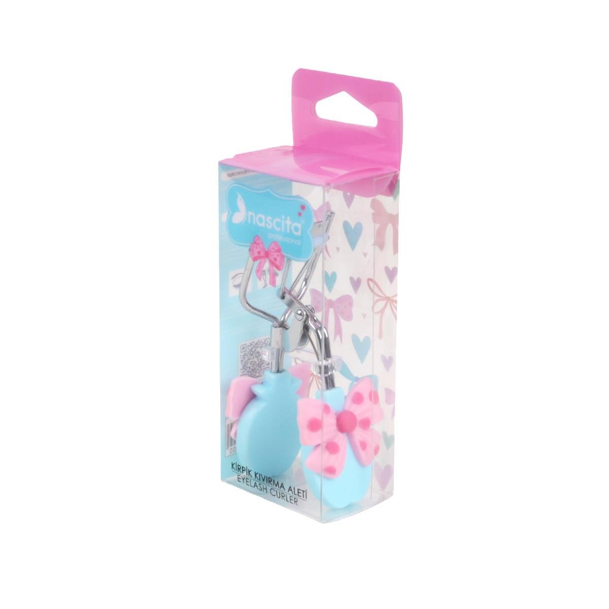 PEMBE KURDELELİ KİRPİK KIVIRMA ALETİ