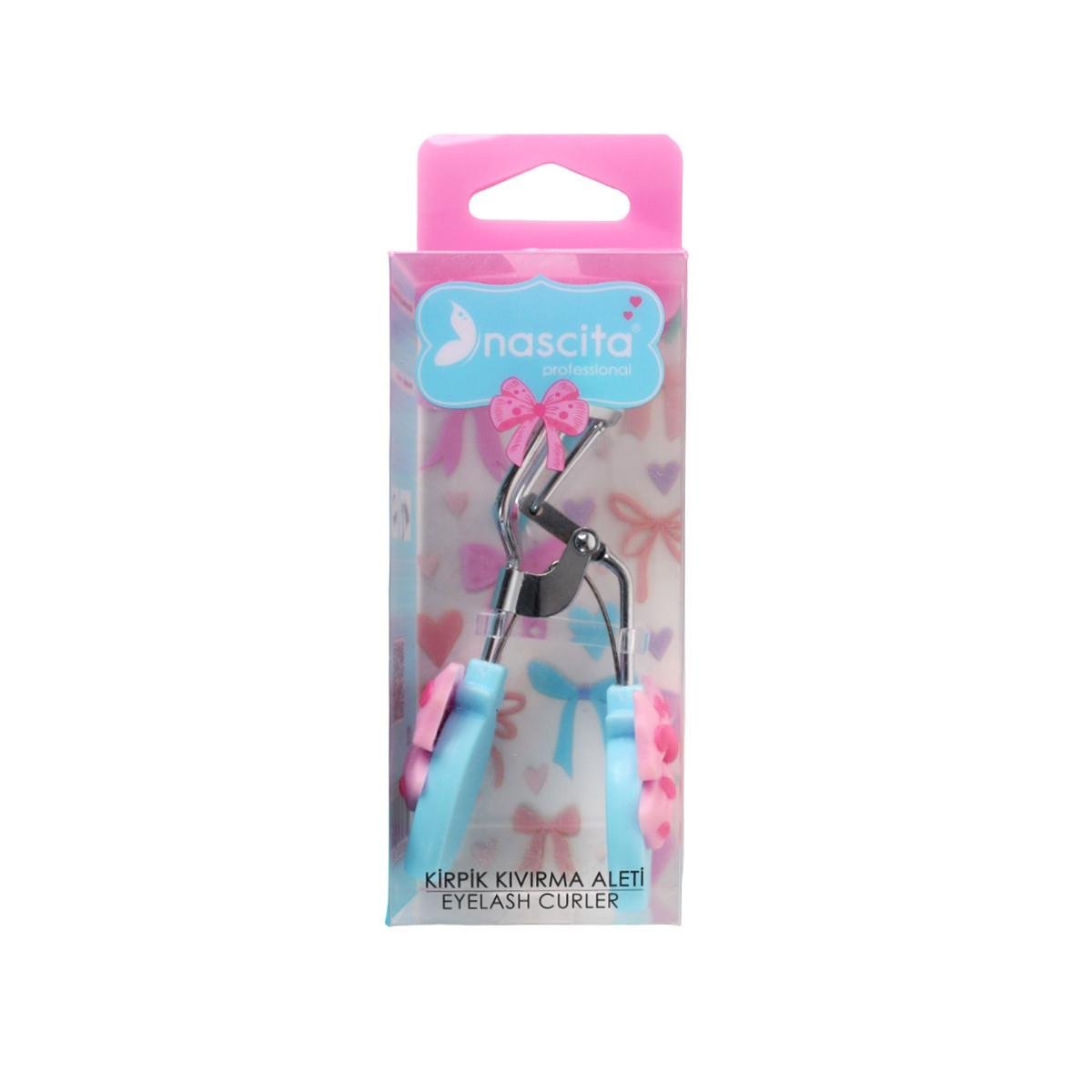 PEMBE KURDELELİ KİRPİK KIVIRMA ALETİ