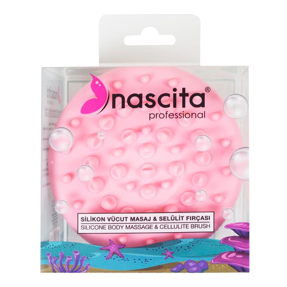 Silikon Vücut masaj ve selülit fırçası