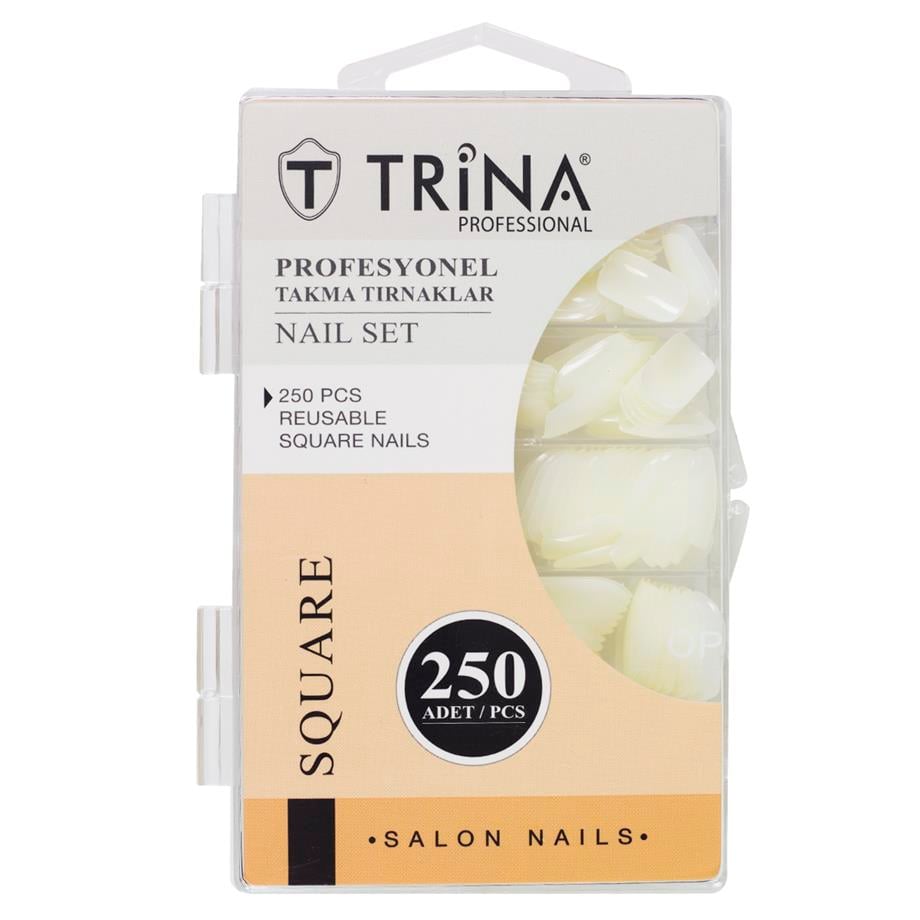 Trina 250‘li Kutulu Square Takma Tırnak - 10