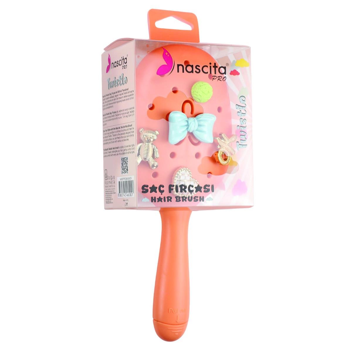 TURUNCU TWISTLO SAÇ FIRÇASI